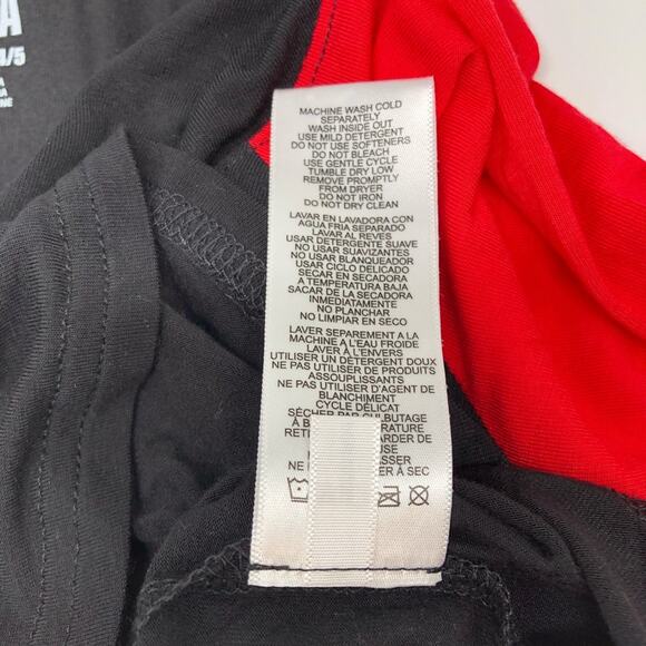 NBA NWT Atlanta Hawks Basketball Hoodie Youth XS Sports Black Red Colorblock - Picture 7 of 7